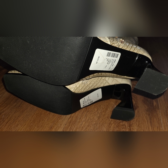 NINETY UNION London Croc Embossed Knee High Boot Women Size 8 NWT - Picture 8 of 11